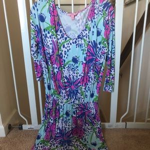 Guc Lilly Kara Dress, in the garden, small